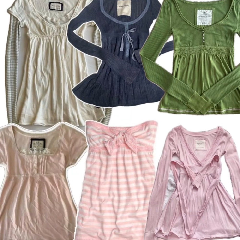 ISO!!! LOOKING FOR VINTAGE ABERCROMBIE BABYDOLL TOPS